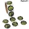 Premium Glow In The Dark Halloween Stickers Roll | Creepy Crawly Stickers | Raheev®